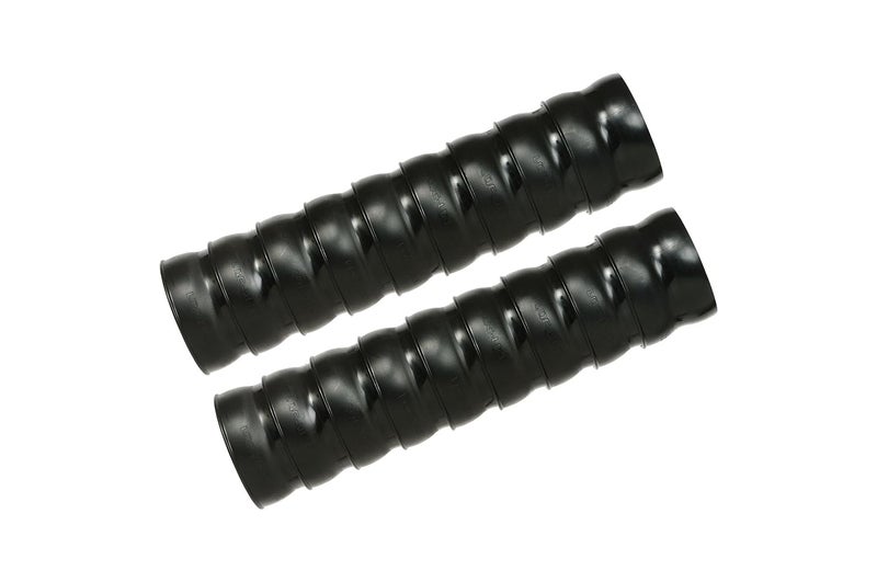 - 81302AS Anti-Static Vacuum Hose Component, Black Acetal Copolymer, 2-1/2" ID, 2 x 12" Length Segments (18 elementals total)